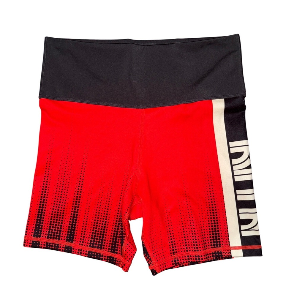 Kith High Waist Gradient Logo Biker Shorts Athleisure Streetwear Activewear‎